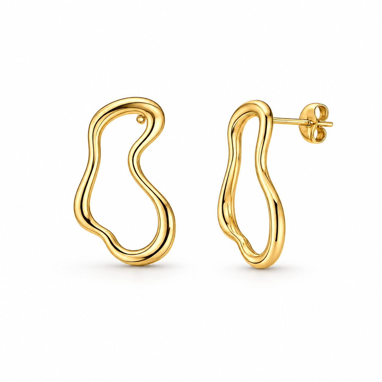 Outline Earrings (Gold)