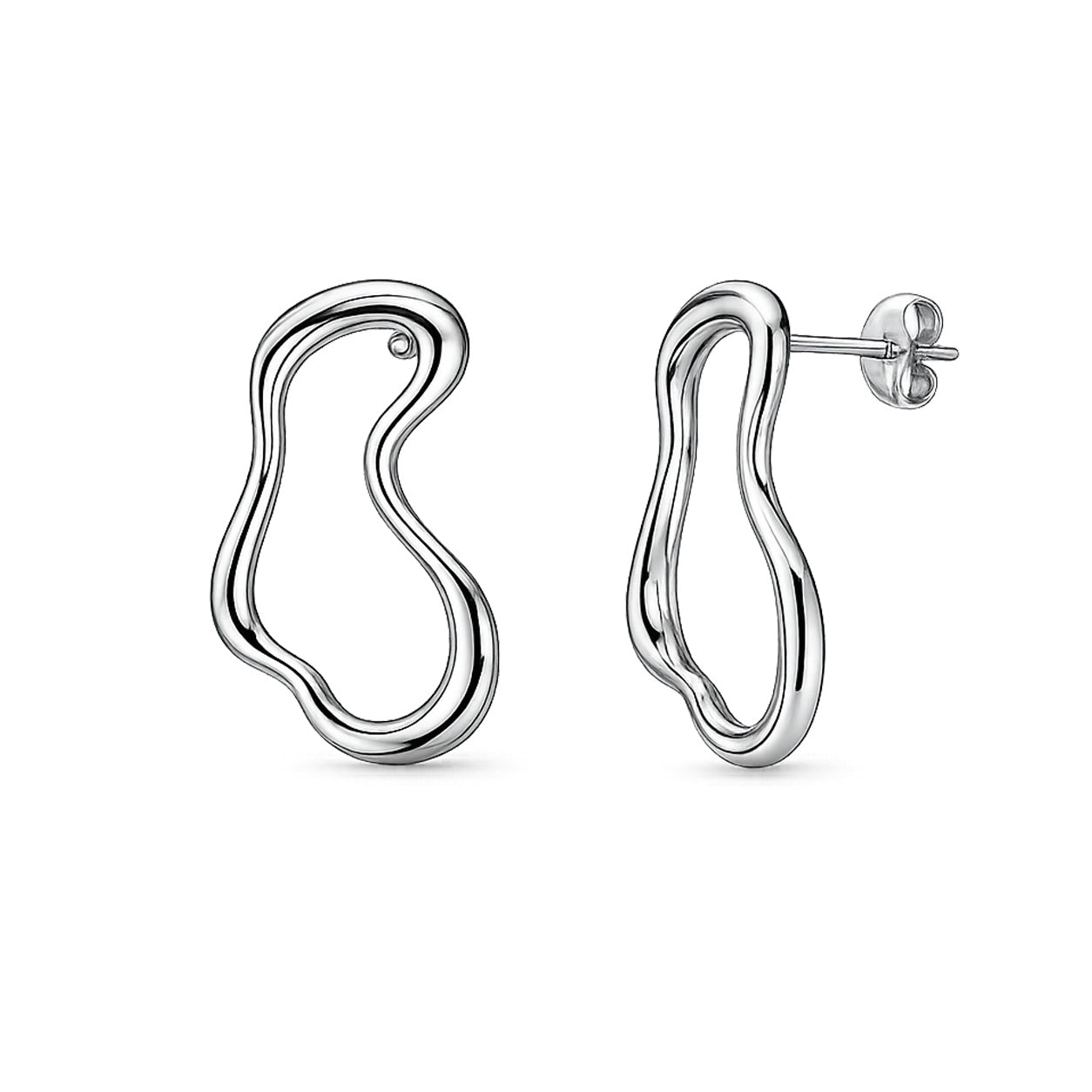 Outline Earrings (Silver)