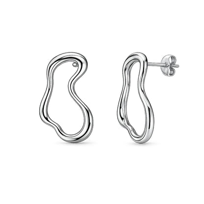Outline Earrings (Silver)