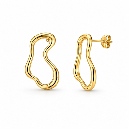 Outline Earrings (Gold)